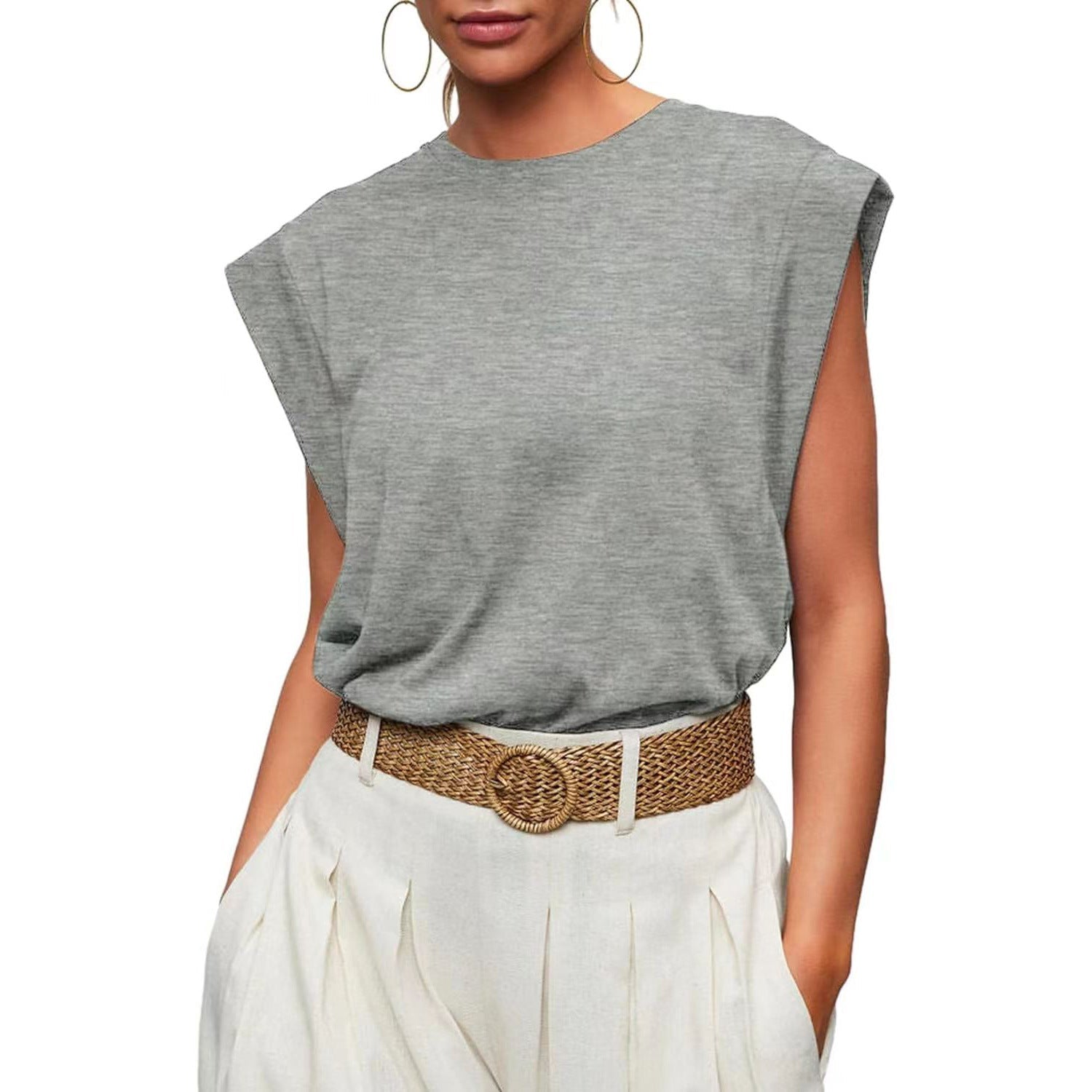 SAMPAGUITA™ – Comfy Loose Fit Crew Neck Summer Top