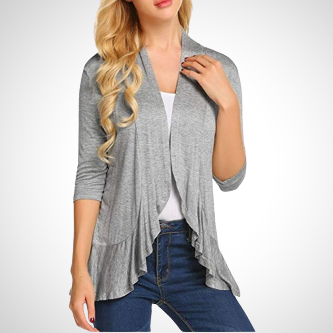 MIRIKIT™ – Casual Summer Open Front Cover-Up Cardigan