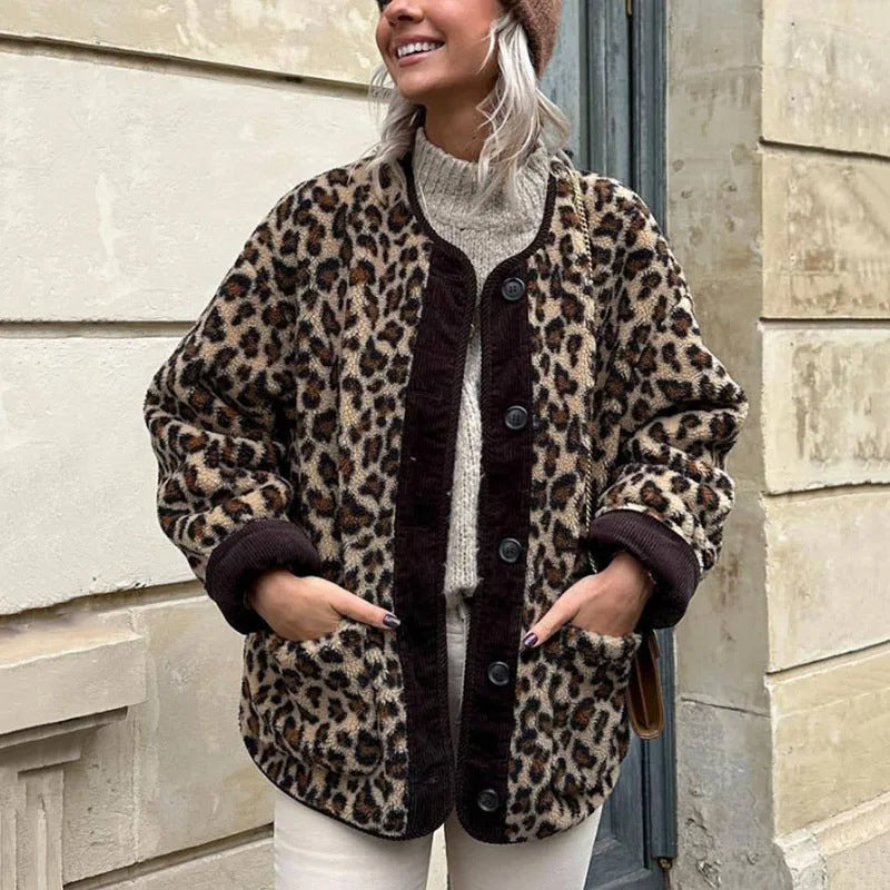 DIANA™- Leopard Winter Jacket