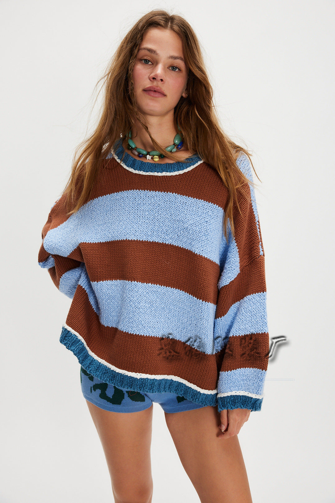XIANG™ - Classic Striped Crew Neck Sweater